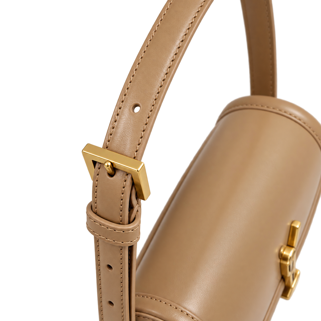 YSL Solferino Shoulder Bag – Beige Leather