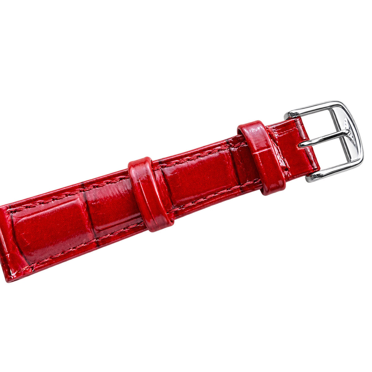 Cartier Tank Must Watch – Silver Case Red Leather Strap