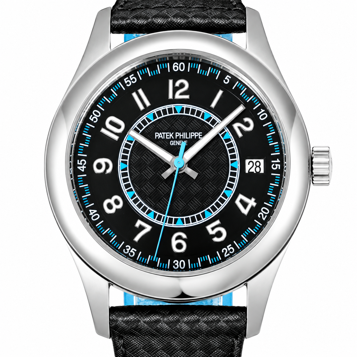 Patek Philippe Men's Black Dial Automatic Watch 40mm