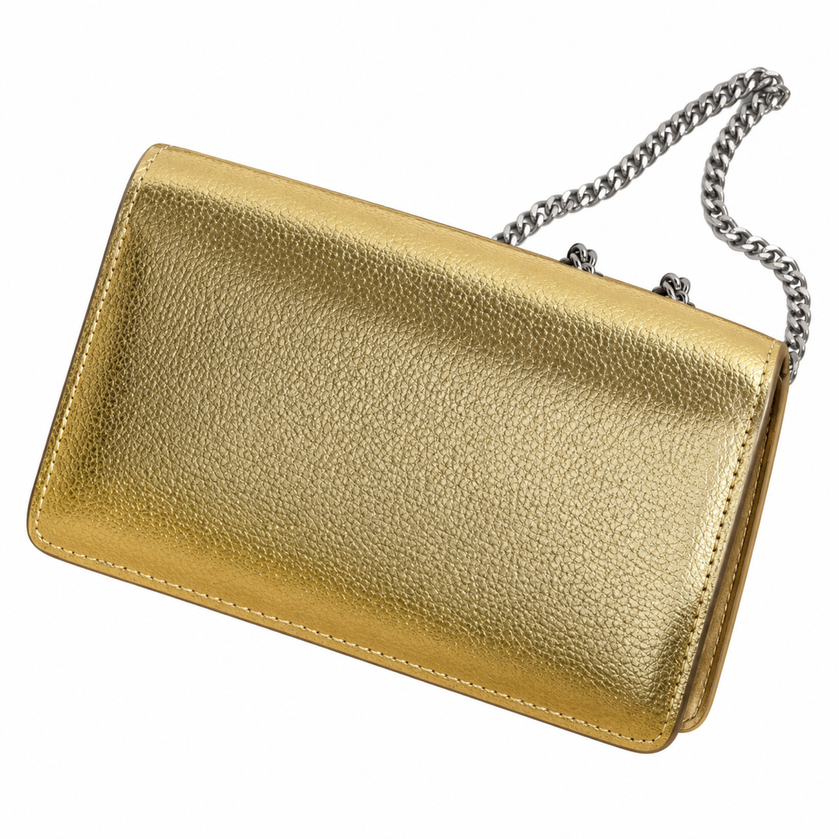 Gucci Dionysus Mini Bag in Gold Metallic Leather