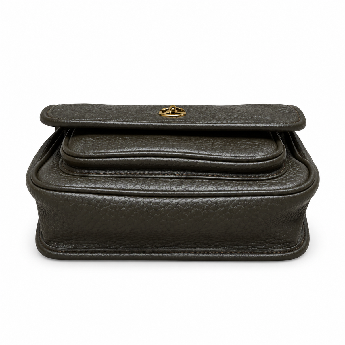 Saint Laurent Niki Medium Top Handle Bag in Dark Khaki