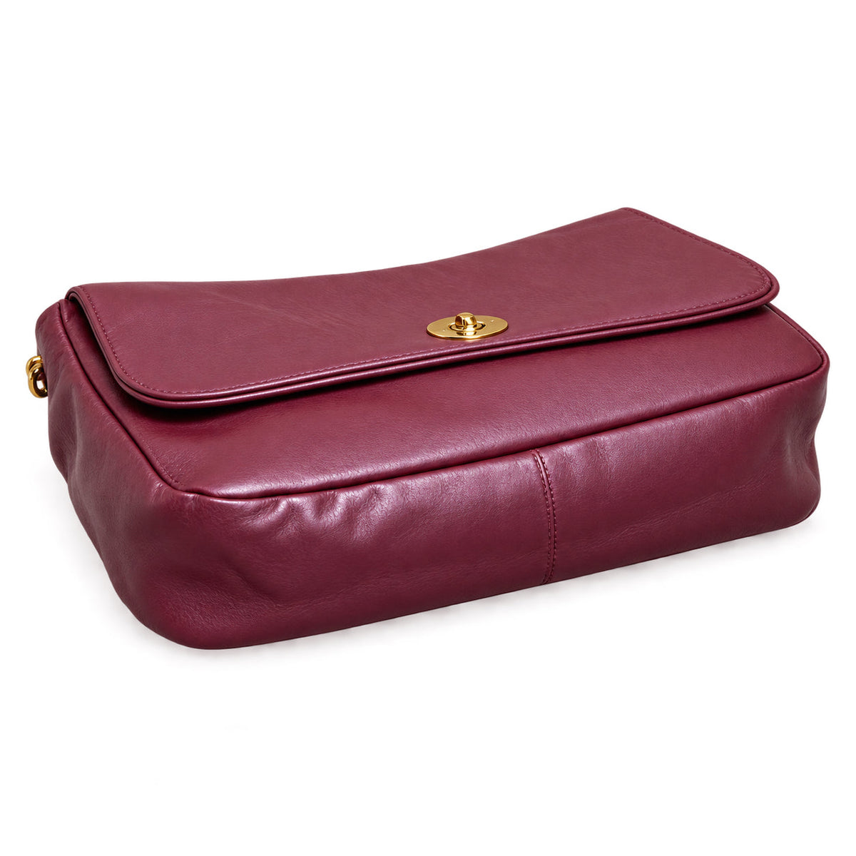 YSL Saint Laurent Jamie Large Quilted Chain Bag Burgundy