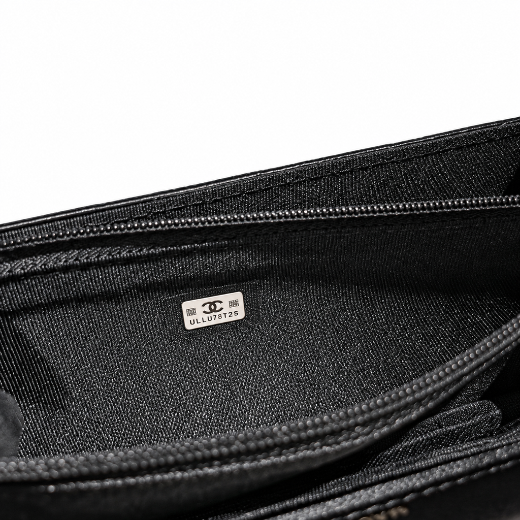 Chanel Quilted Leather Slender Chain Shoulder Bag