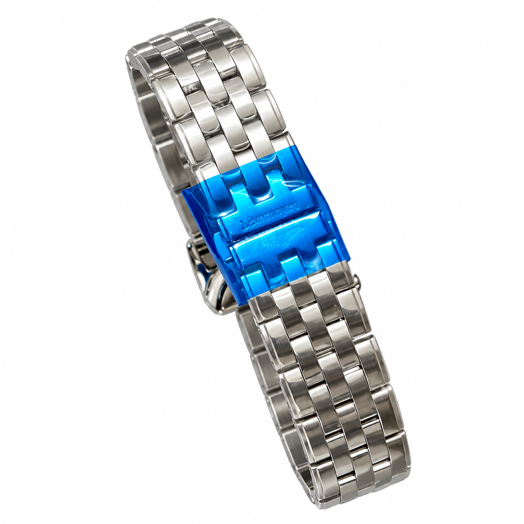 Longines Record – Blue Sunray Dial Steel Bracelet Automatic