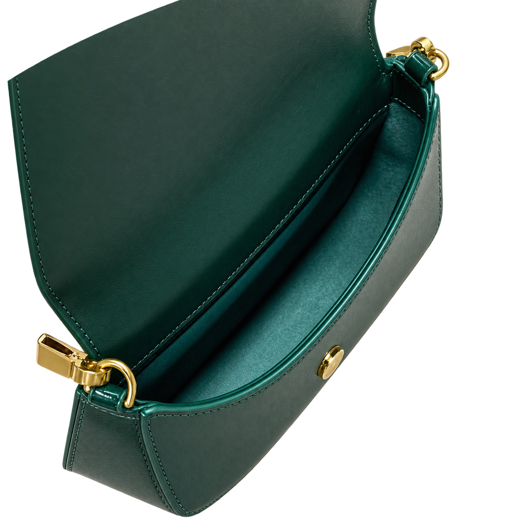 YSL Cassandra Mini Bag – Emerald Patent Leather