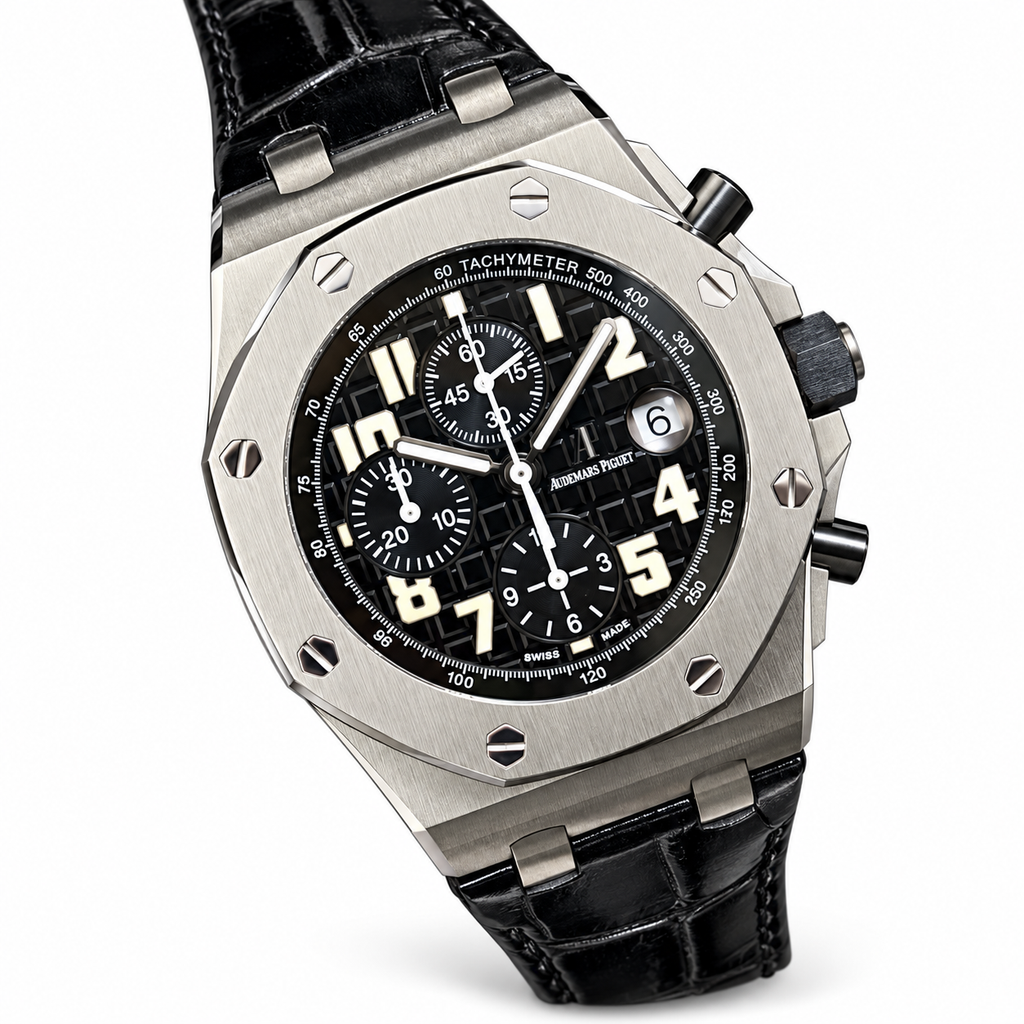 Audemars Piguet Royal Oak Offshore Black Dial Stainless Steel Chronograph