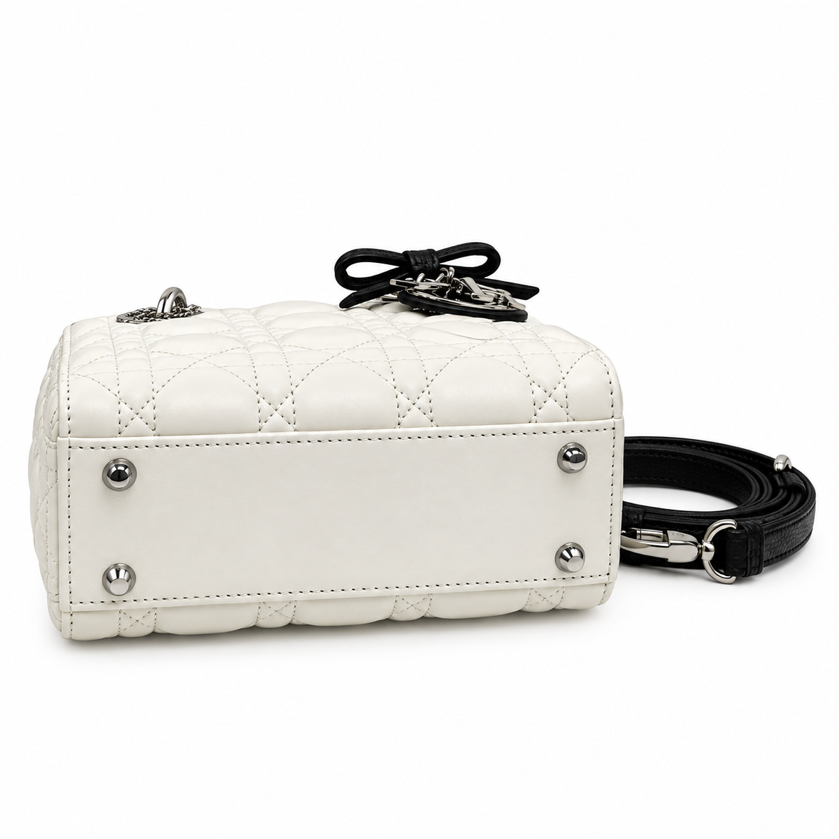 Dior Cannage Quilted Mini Flap Shoulder Bag 17cm