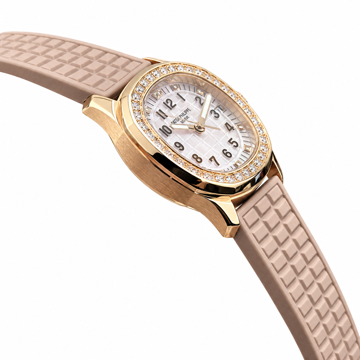 Patek Philippe Women's Diamond Bezel Automatic Watch 35.6mm