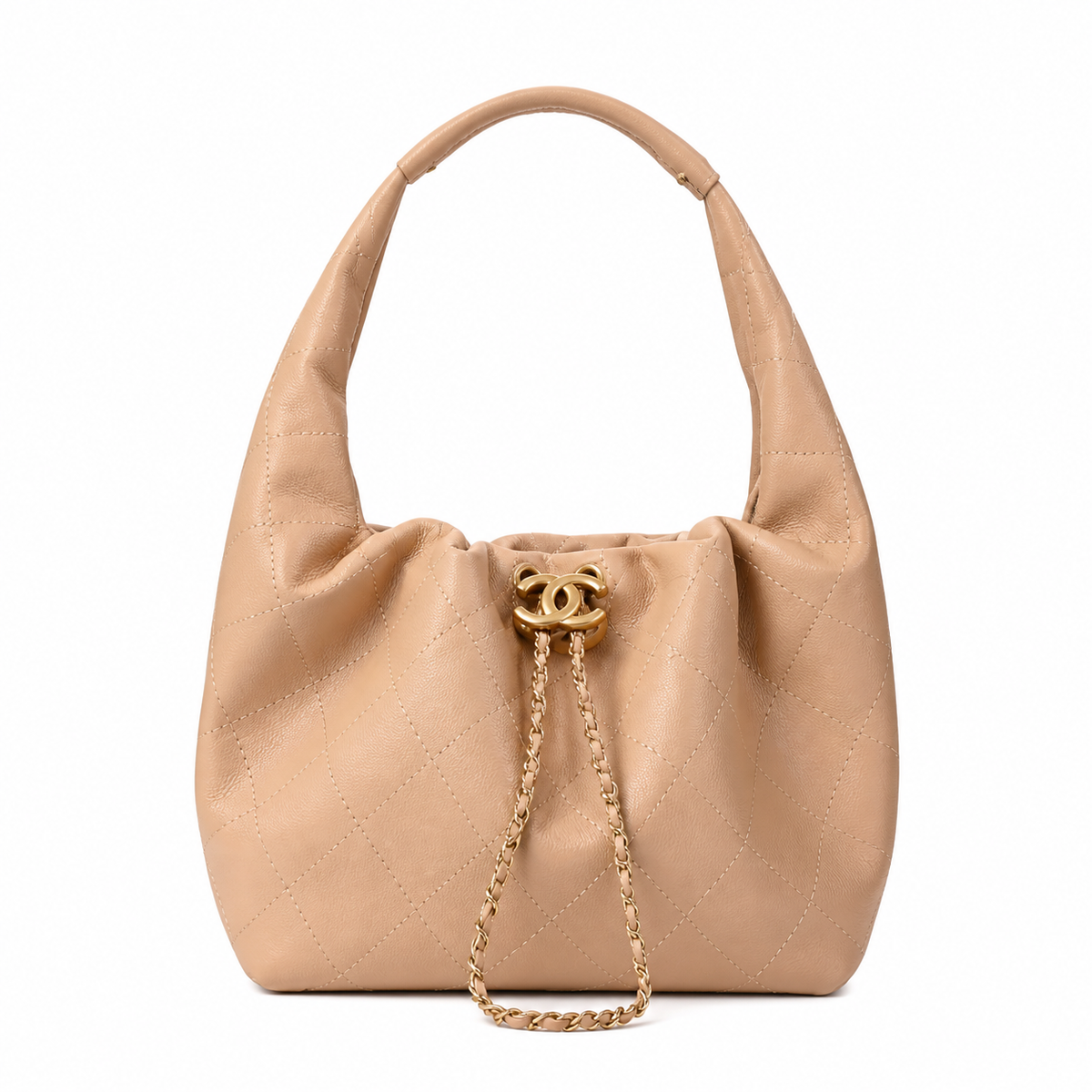Chanel Quilted Leather Large Shopping Shoulder Bag