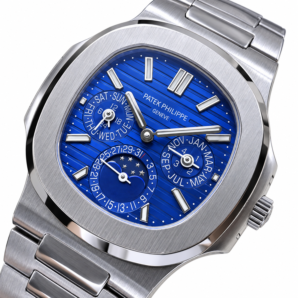 Patek Philippe Men's Nautilus Style Luxury Watch 40mm