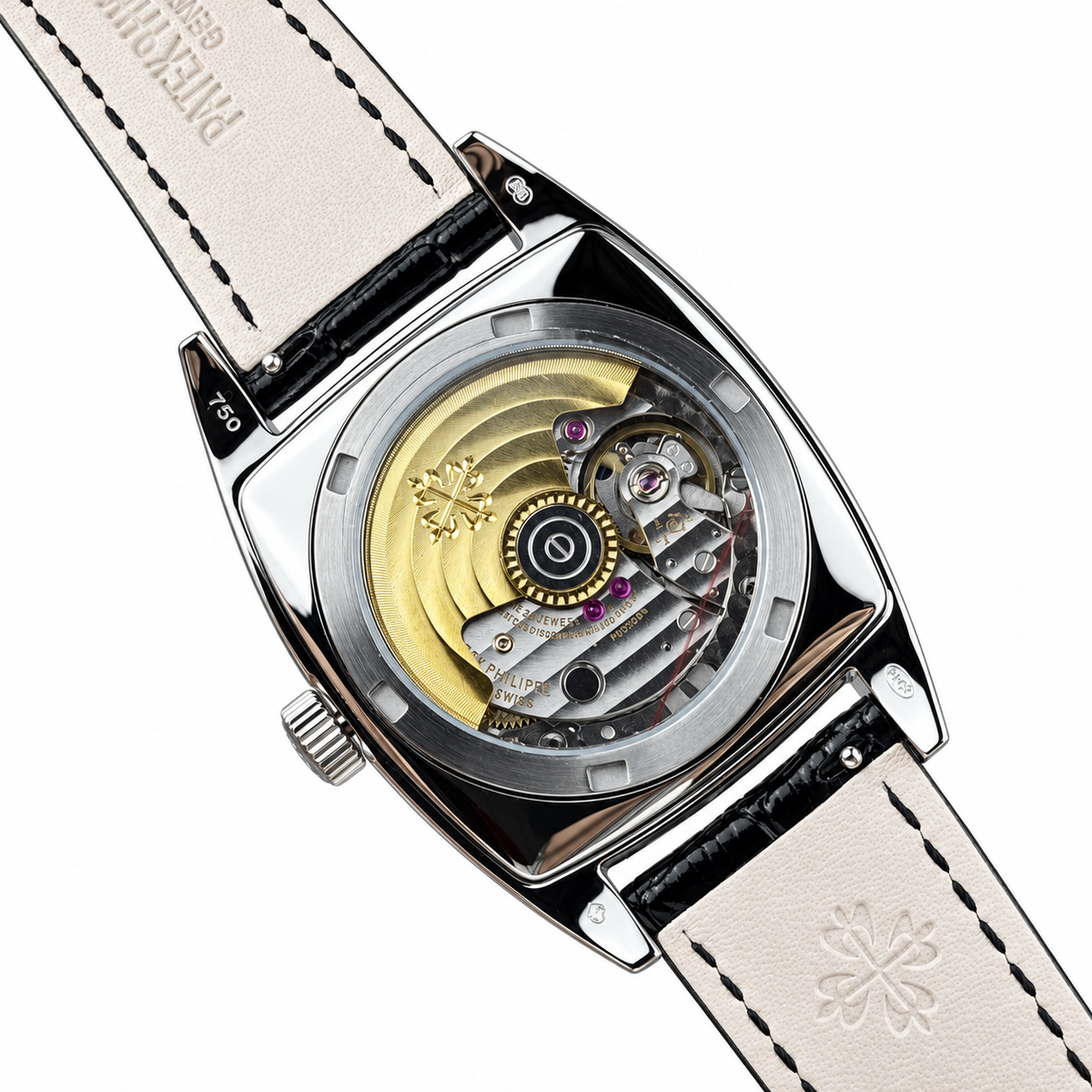 Patek Philippe White Gold Gondolo Silver Dial Moon Phase