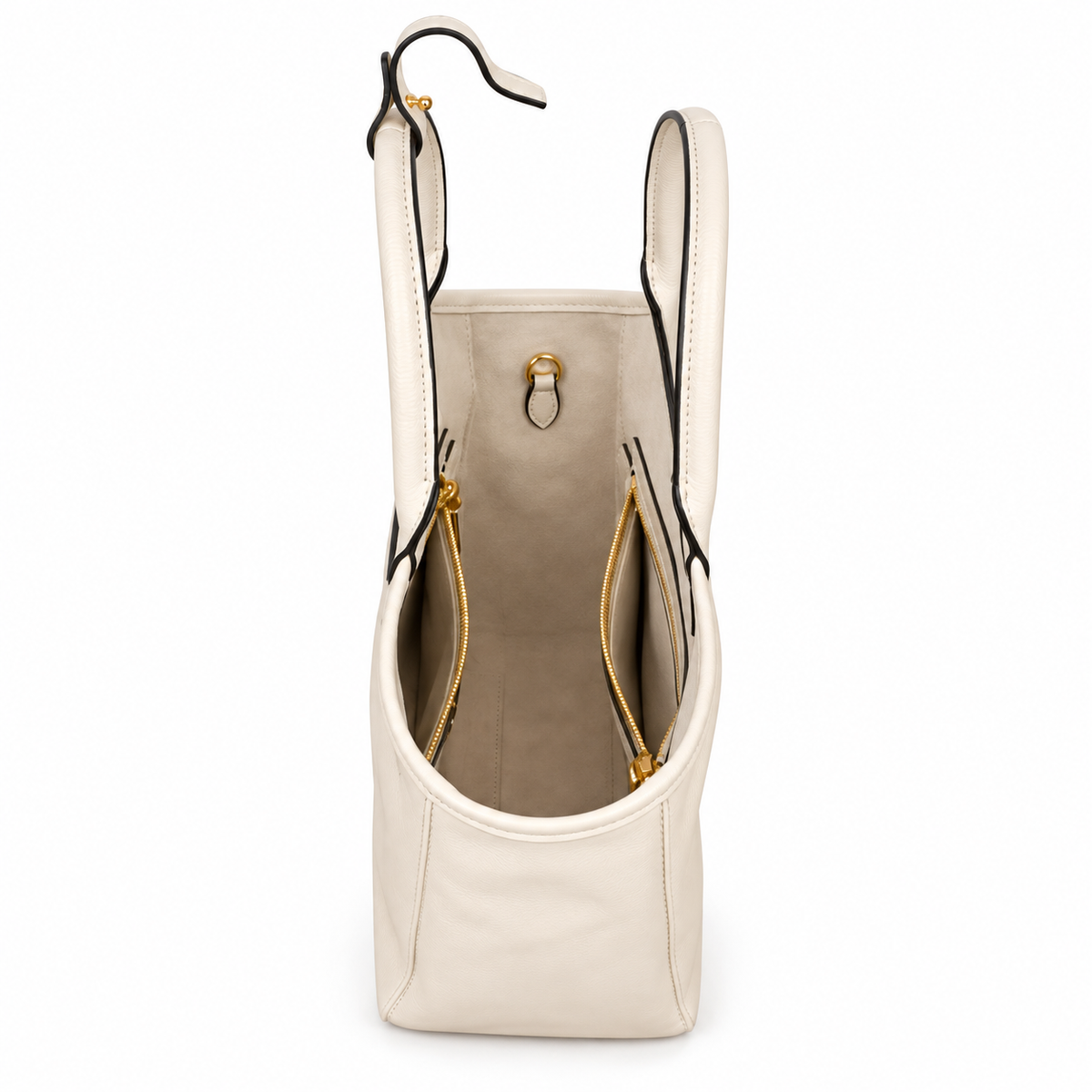 Miu Miu Leather Top Handle Bag 22 cm