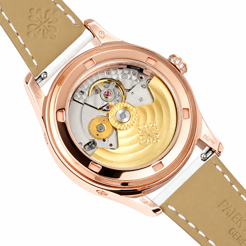 Patek Philippe Rose Gold Annual Calendar Diamond White MOP Dial