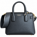 Burberry Midnight Check Panel Top Handle Bag